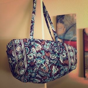 Retired Java Vera Bradley large Duffle Bag